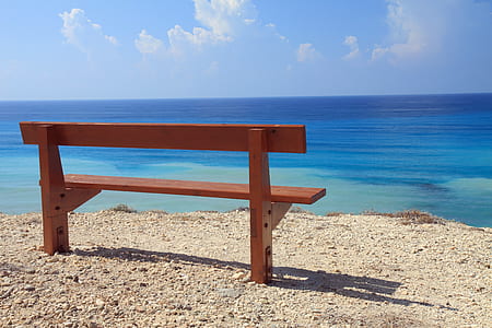 brown wooden bench thumbnail