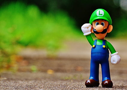 closeup photography of Luigi figurine thumbnail