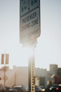 passenger loading zone signage thumbnail