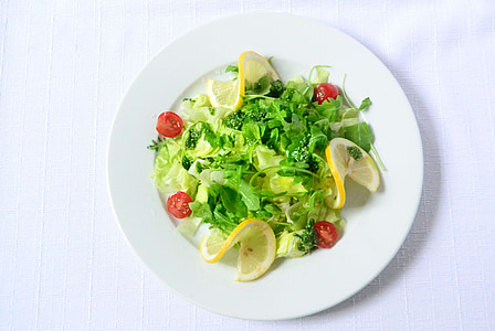 closeup photo of vegetable salad on plate thumbnail