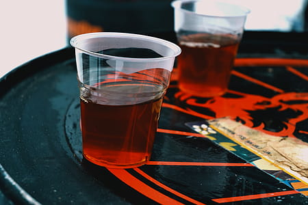 Two Clear Plastic Cups thumbnail