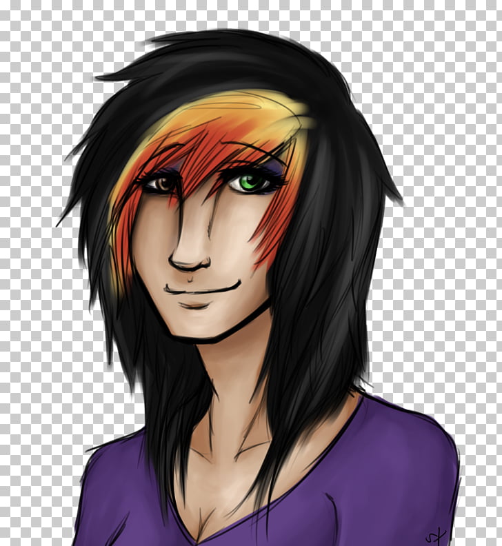 Face Hair Coloring Black Hair Human Hair Color Star Ocean Png