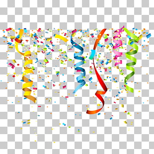 Party Confetti Birthday , Confetti streamers , assorted-color party decor illustration PNG clipart
