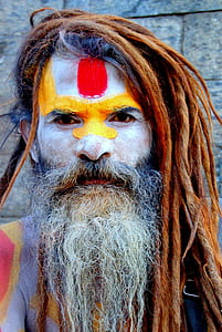 man, person, eyes, colorful thumbnail