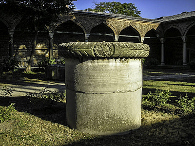 Remains of a Byzantine column  in Istanbul, Turkey thumbnail