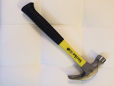 gray and yellow curved caw hammer thumbnail
