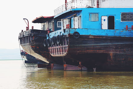 two ships during daytime thumbnail