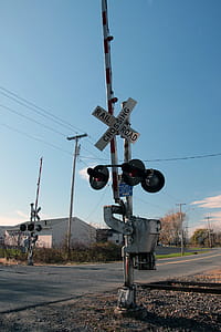 Delaware and Hudson railway at crossing in Glenville, New York. thumbnail