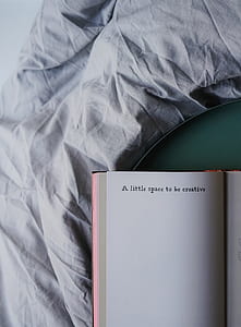 a little space to be creative text on book page thumbnail