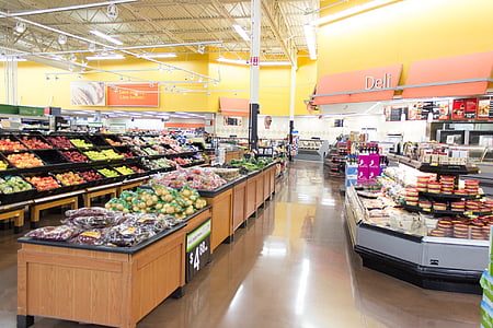 Deli supermarket shelf and stalls thumbnail