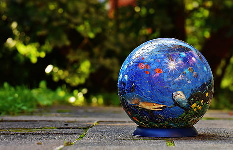 blue and multicolored ball decor thumbnail