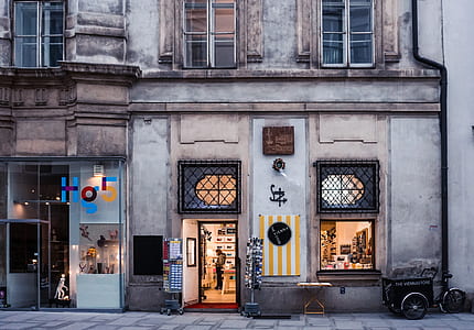 person standing inside the building thumbnail
