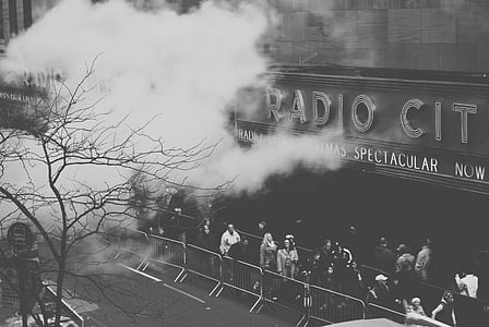 smoke in front of Radio City building thumbnail