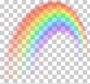 Rainbow Sky Pink Circle , Rainbow Free , rainbow on blue background PNG clipart