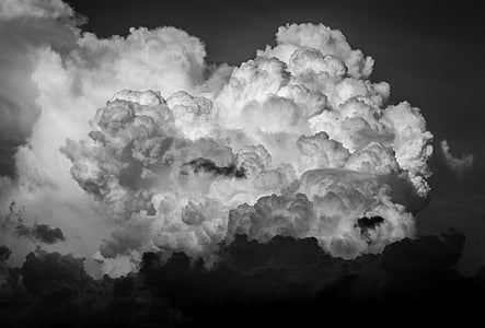grayscale photo of clouds thumbnail