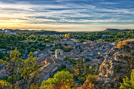 aerial view photography of town thumbnail