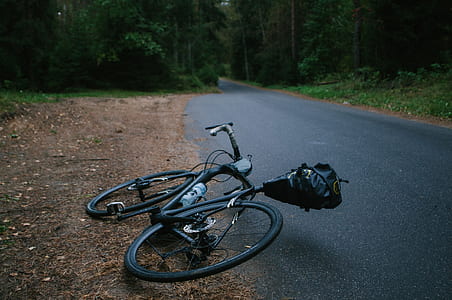black rigid road bike thumbnail