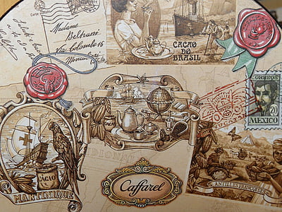 close-up photo of Caffarel painting thumbnail