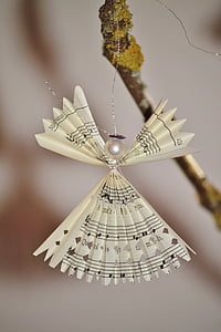 selective-focus photograph of paper angel ornament thumbnail