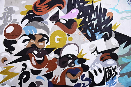 wall, street, art, design, abstract, vandal thumbnail