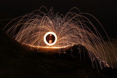 person fire dancing thumbnail