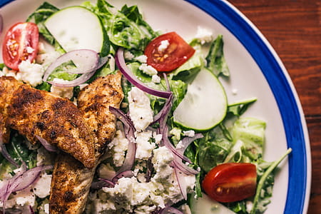 Salad With Chicken Photo thumbnail