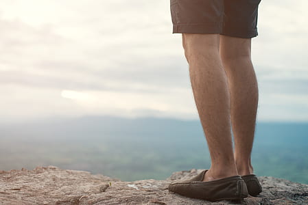 man, legs, foggy, misty thumbnail