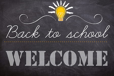 Back to School text poster thumbnail