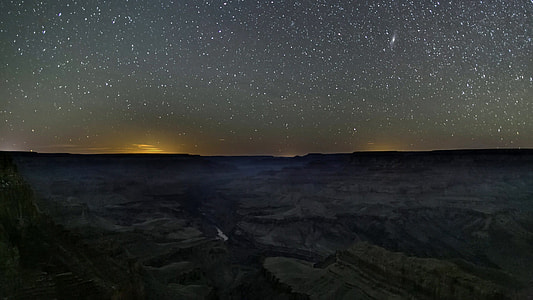 Stars over the Canyon at Grand Canyon National Park, Arizona thumbnail