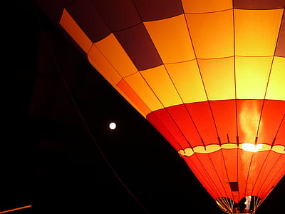 yellow and red hot air balloon thumbnail