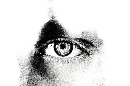 human eye stencil thumbnail