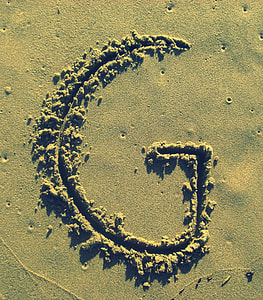 'G' sand writing thumbnail