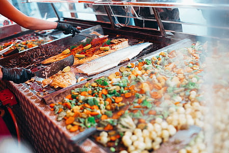 Food in Bain Marie Counter in Focus Photography thumbnail