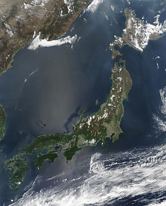 Satellite Image of Japan thumbnail