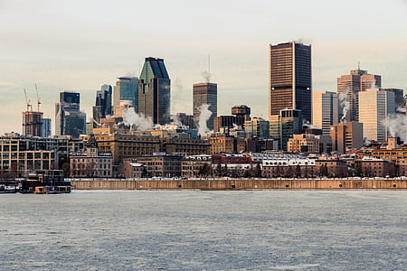 high-rise buildings near body of water thumbnail