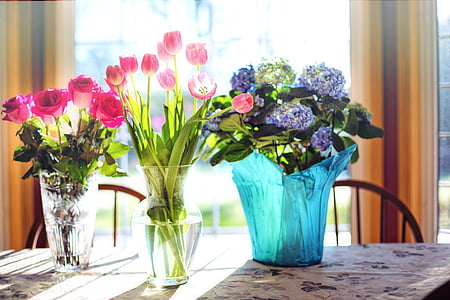 flowers in vase table decors thumbnail