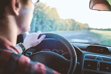 Driving a car at suny day thumbnail