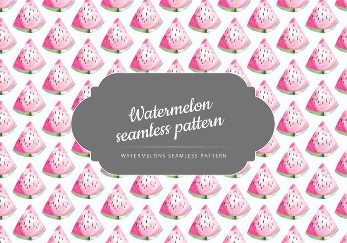 Vector Hand Drawn Watermelon Pattern svg, ai, eps file