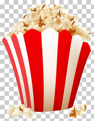 Popcorn Caramel corn Kettle corn , Popcorn , popcorn in red and white box PNG clipart