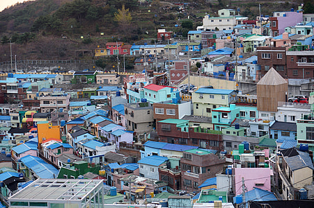 Houses and a village in Busan, South Korea thumbnail