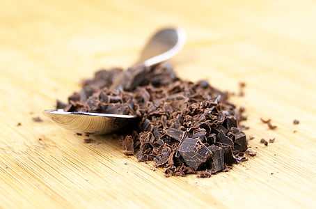 gray steel spoon on chocolates thumbnail