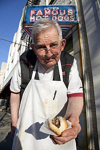 man holding burger thumbnail