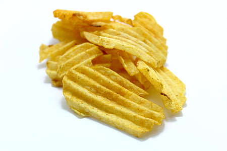 potato chips on white surface thumbnail