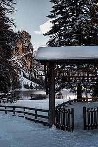 brown wooden signage on wooden frame thumbnail