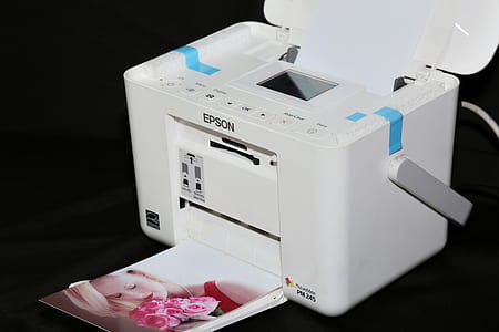 white Epson photo printer thumbnail