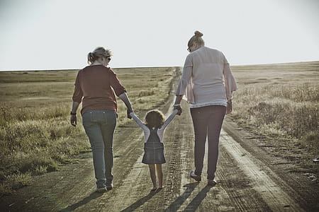 Photography of Women Walking on Dirt Road thumbnail