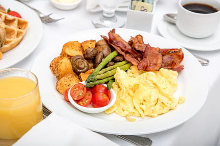 Hotel Room Service Classic Breakfast Photo thumbnail