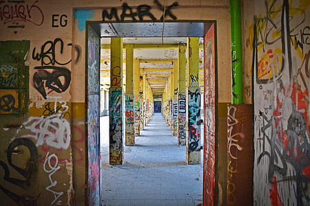 painted walls during daytime thumbnail