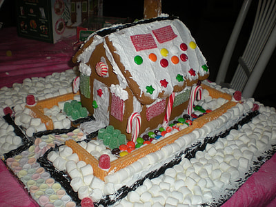 Gingerbread House, Marshmallow Art thumbnail