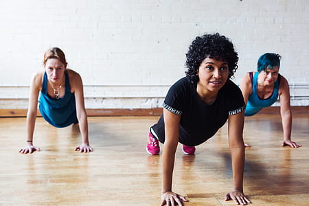 Strong Women Planking Photo thumbnail